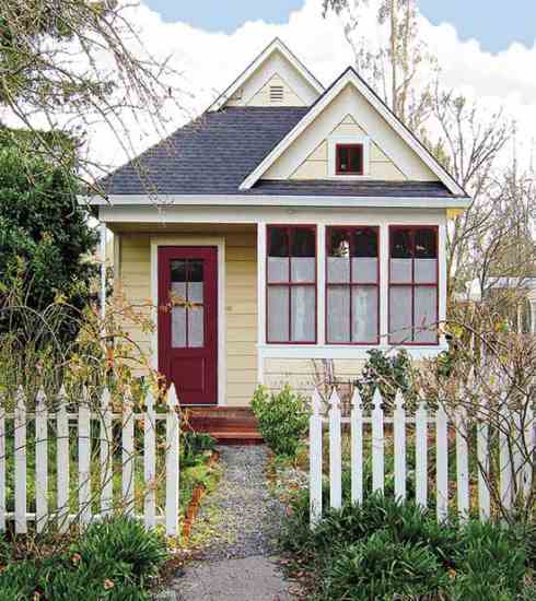 
The 310-square-foot Harbinger cottage from Tumbleweed Tiny House Co.
